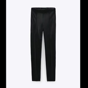 Zara faux leather pants